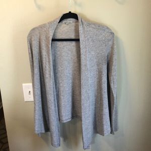 Gray cardigan